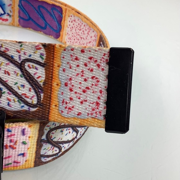 ODD Sox Pop Tarts Novelty Nylon Web Ajustable Belt Size L EUC - Picture 5 of 12